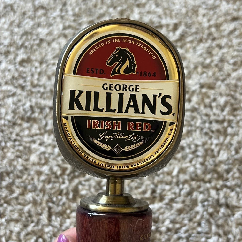 George Killian’s Irish Red Beer Tap Handle 3 sided - Picture 4 of 11